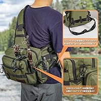 SEGE フィッシング　タックルバック　ウェーディングバック Amazon.co.jp: Glorisunity タックルバッグ ホールディング